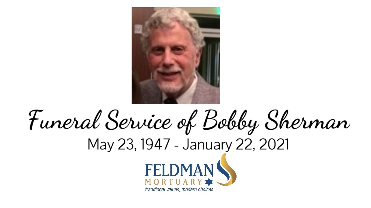 Funeral Service of Bobby Sherman - YouTube