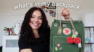 what’s in my backpack | *junior year* college essentials