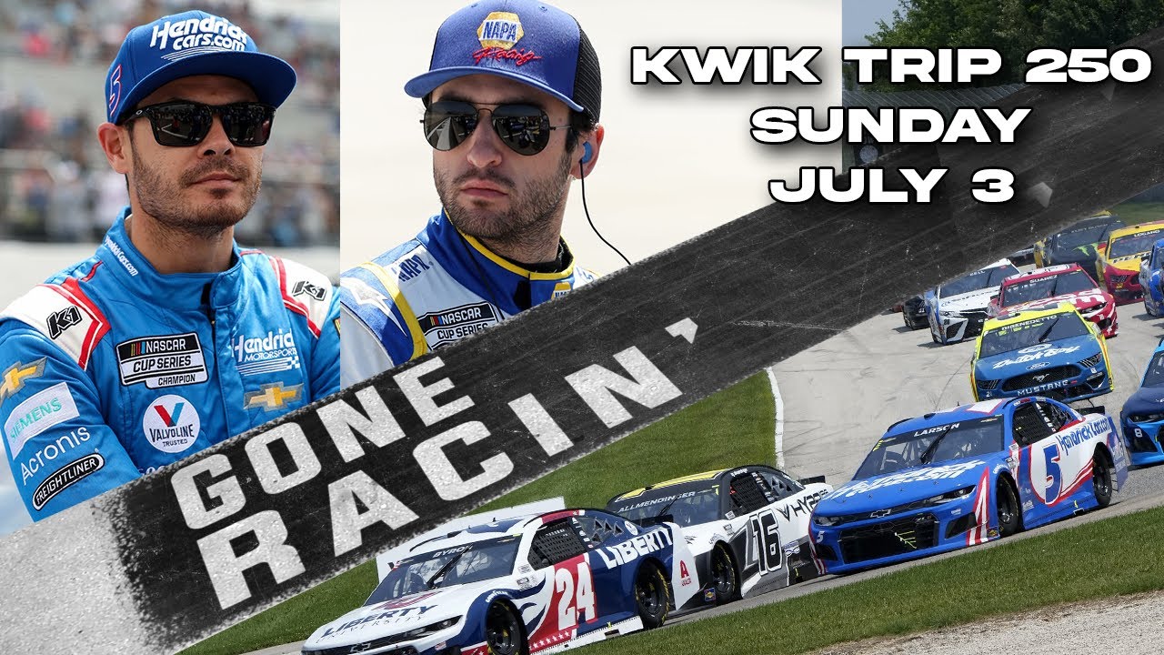 Chase Elliott, Kyle Larson the betting favorites for the Kwik Trip 250 Gone Racin VSiN