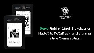 1inch hardware wallet: link & transaction signing with MetaMask