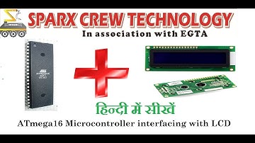 Atmega16 microcontroller interfacing with lcd