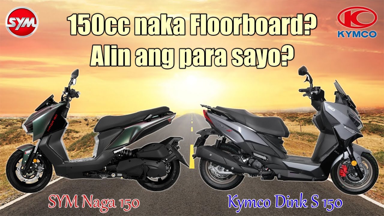 SYM Naga 150 vs Kymco Dink S 150