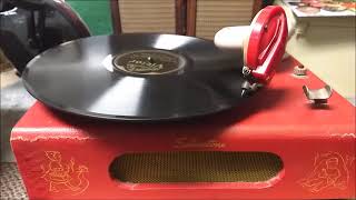 1940s Sears Silvertone Children's Phonograph Record Player