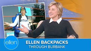 Ellen Backpacks Through Burbank