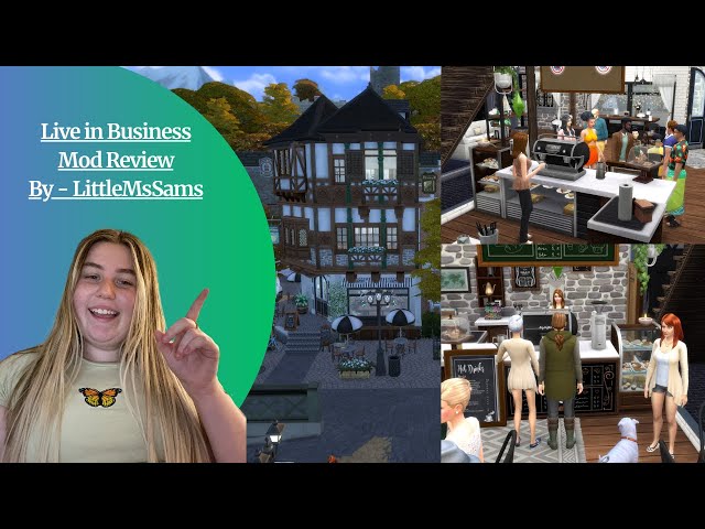 The Sims 4: Walkthrough of the Live in Business Mod