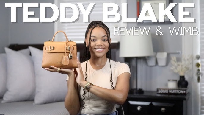 Unboxing Teddy Blake Luxury bag  Ava Croco gold 11 (beige) 