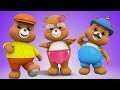 Orsacchiotti dito famiglia | dito famiglia canzone | rime bambino | Teddy Bears finger Family Song