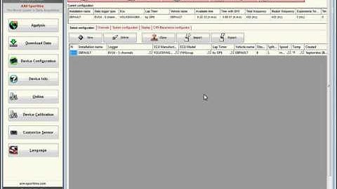 Setting Acquisition System Time in Race Studio 2