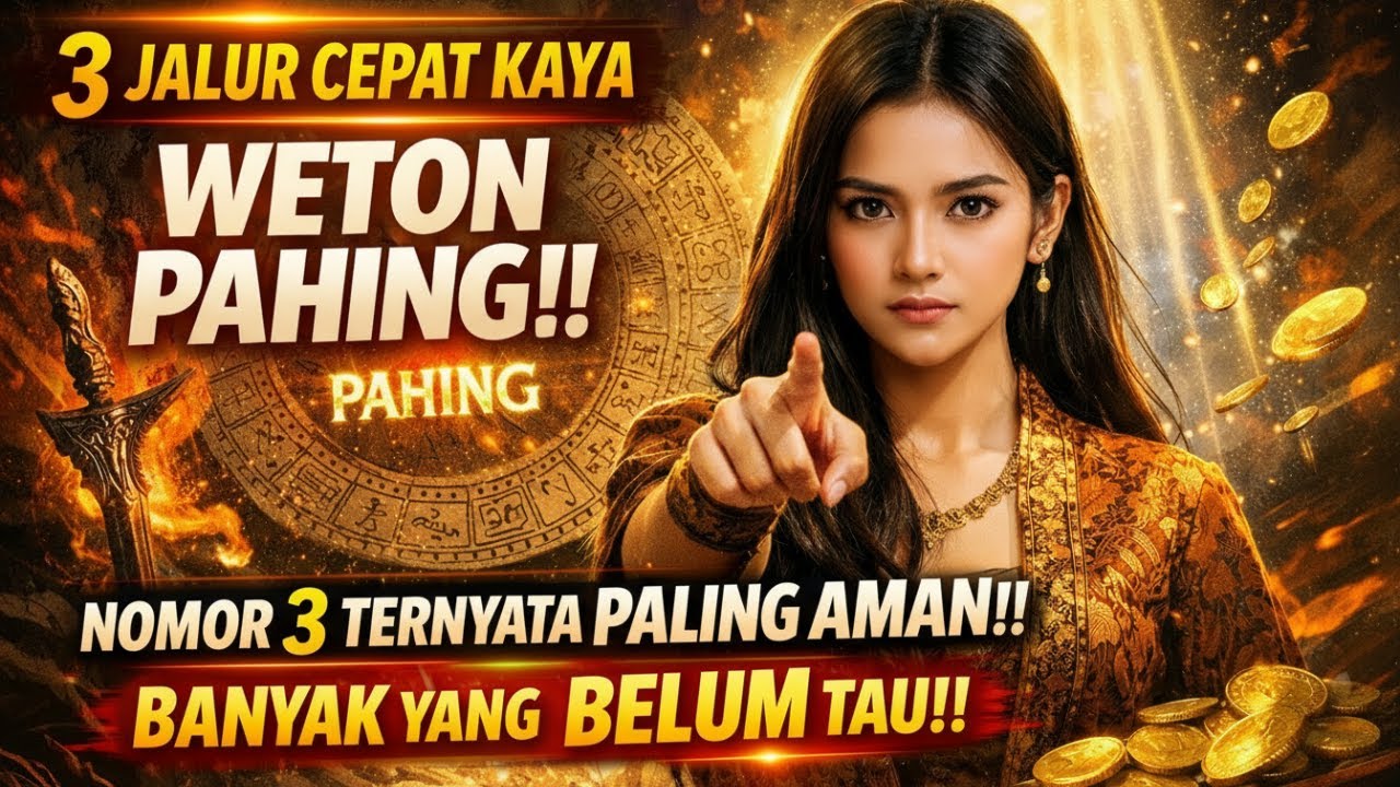 TERBONGKAR‼️ 3 JALUR CEPAT KAYA WETON PAHING, NOMOR 3 PALING AMAN‼️