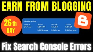 #26 Blogger Sitemap Update & Fix Google Search Console Errors | 30 Day Blogging Challenge