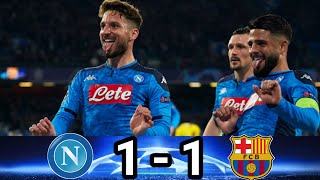 Napoli vs Barcelona 1-1 ● UCL 2020 ● Extended highlights \& Goals
