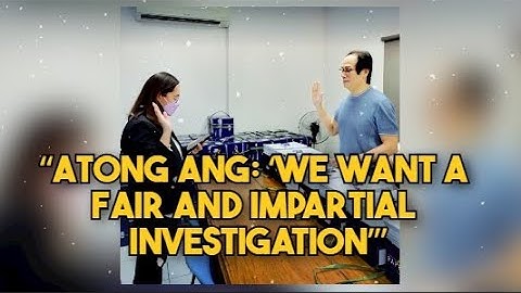 Atong Ang: Files Counter-Affidavit in Missing Sabungeros Case