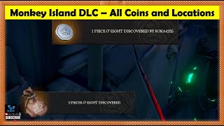 Sea of thieves The Legend of Monkey Island DLC - All the Coins and their locations