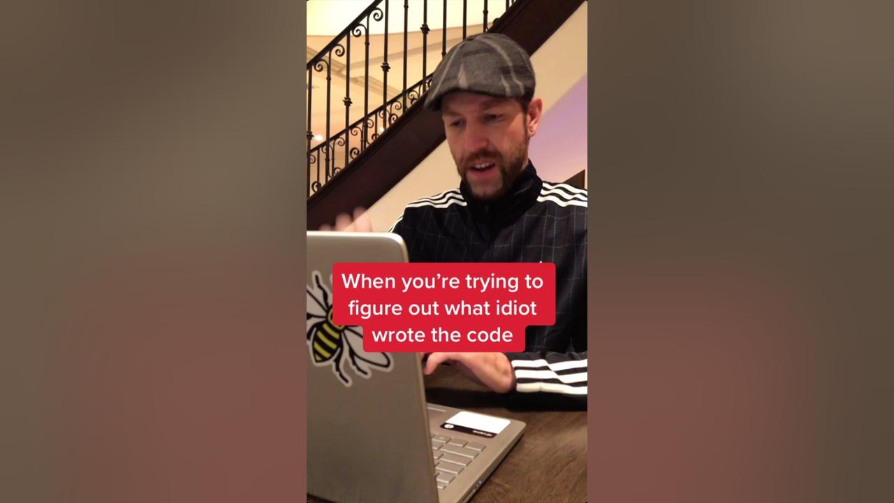 When you're trying to find out what idiot wrote the code #shorts - YouTube