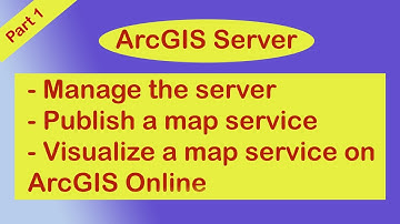 ArcGIS Server - Partie 1 : Publier un Service Cartographique et l