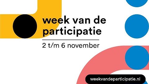Week van de participatie 2020