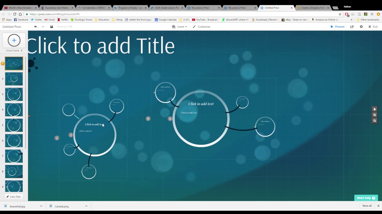 Prezi Demonstration Grade 6 YouTube