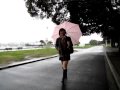 A story of Yumiko (crossdresser)女装外出　No.3　優美子、雨の山下公園