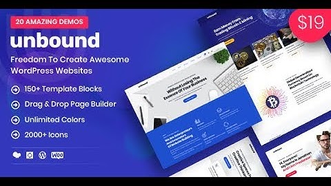 Unbound - Theme Installation | Import Dummy Data Tutorial