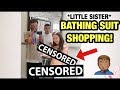 OVERPROTECTIVE BROTHERS TAKE LITTLE SISTER BATHING SUIT SHOPPING FOR THE 1ST TIME ... *Hilarious*