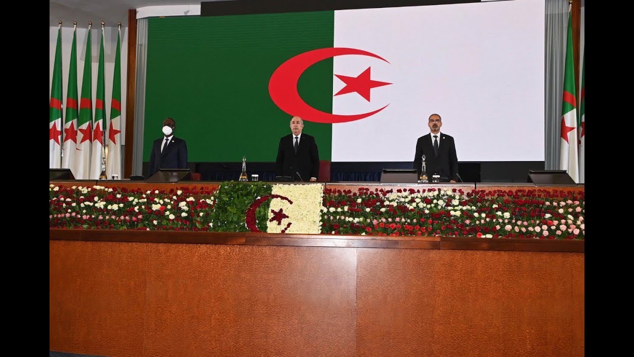 رئيس الجمهورية السيد عبد المجيد تبون يشرف على تنصيب المجلس الأعلى للشباب 20 06 2022