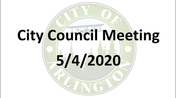 Arlington City Council Meeting 5-4-2020