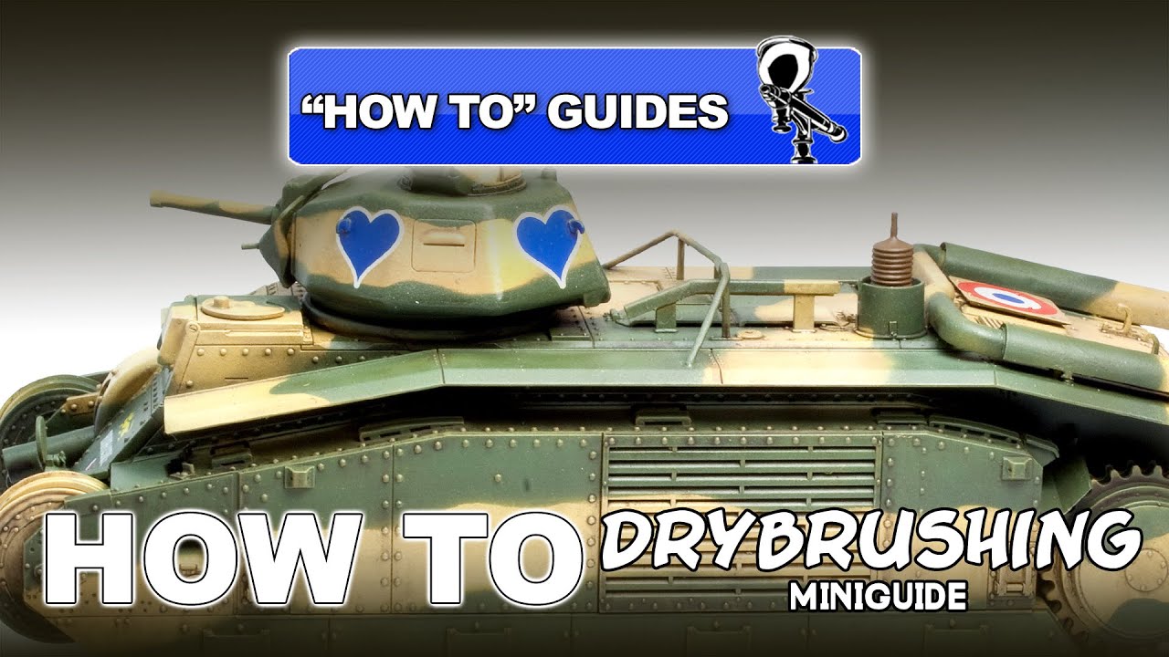 How To Dry Brush Paint Models