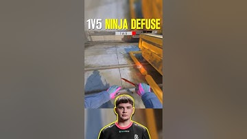 INSANE 1v5 NINJA DEFUSE at PRO TOURNAMENT ✂️#cs2 #csgo #cs2clips #donk #faceit #faceit10lvl