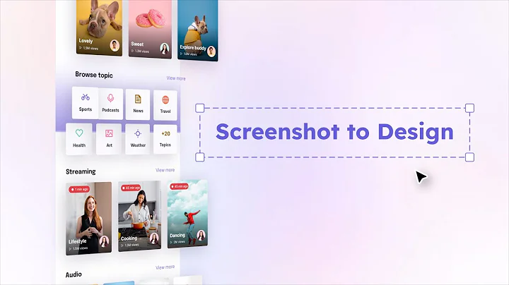 Transform Screenshots into Editable Designs Instantly with Visily's AI