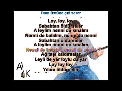 Dam üstüne çul serer #karaoke  #türkü #türküler #türkülerimiz