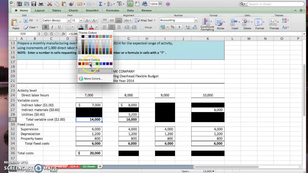 Ch 24 ACC102 Budgetary Control