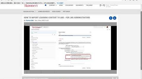 How to import learning content to LMS   for LMS Administrators