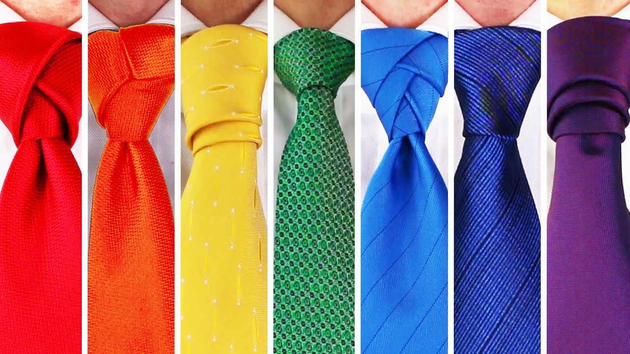 How to Tie a Tie 7 Different Ways  Tie knots, Simple tie knot, Different  tie knots