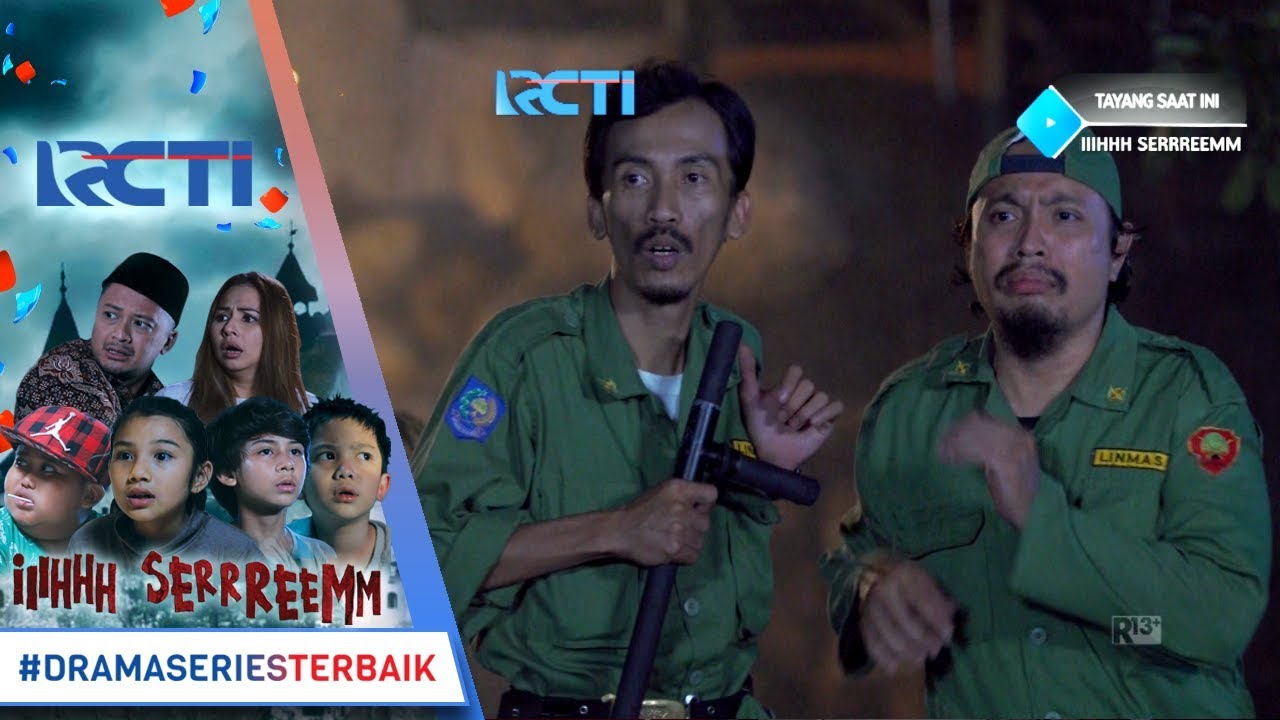 IH SEREM - Bhahaha Para Hansip Pun Kena Juga Teror Hantu Ninik Towok [19 Desember 2017]