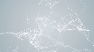 Plexus abstract network white technology science background loop 06