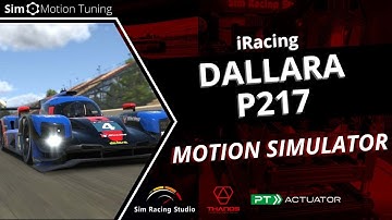 iRacing: Dallara P217 / Sim Racing Studio / PT Actuator 6DOF Motion Simulator