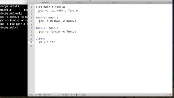 Compiling a C program in Mac OSX : GNU MAKE / Makefile