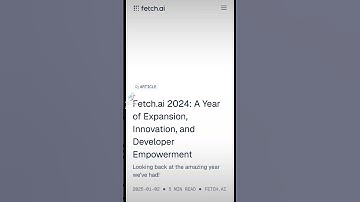 🚀 Fetch.ai adoption is growing fast!Full story 👉 fetch.ai/blog/fetch-ai-2024 #FETtoken #CryptoNews