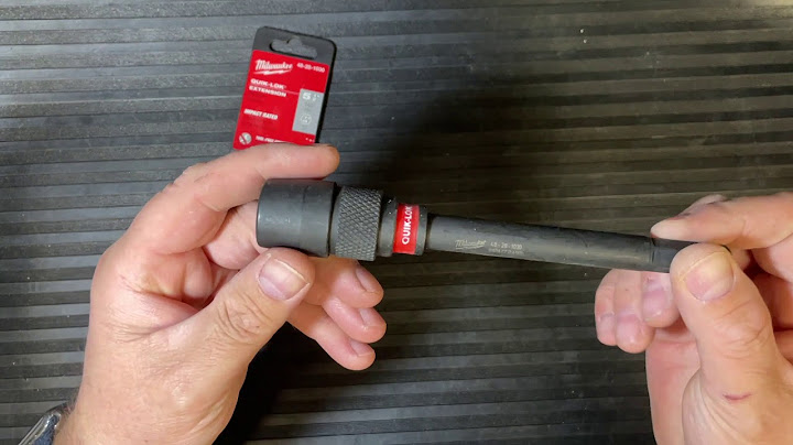 Milwaukee 3 8 quick lock extension