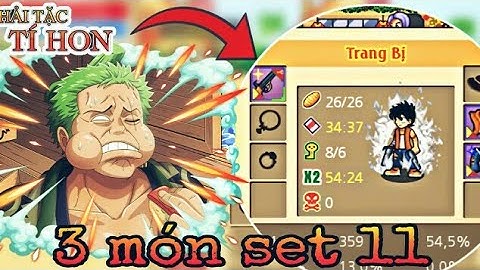 HTTH - Review Acc Xạ Thủ 3x Với 3 Món Set 11 Bốc Khói - Hải Tặc Tí Hon