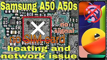 Samsung A50s A50 no service and heating problem || Samsung A50 A50s no SIM no service problem solve