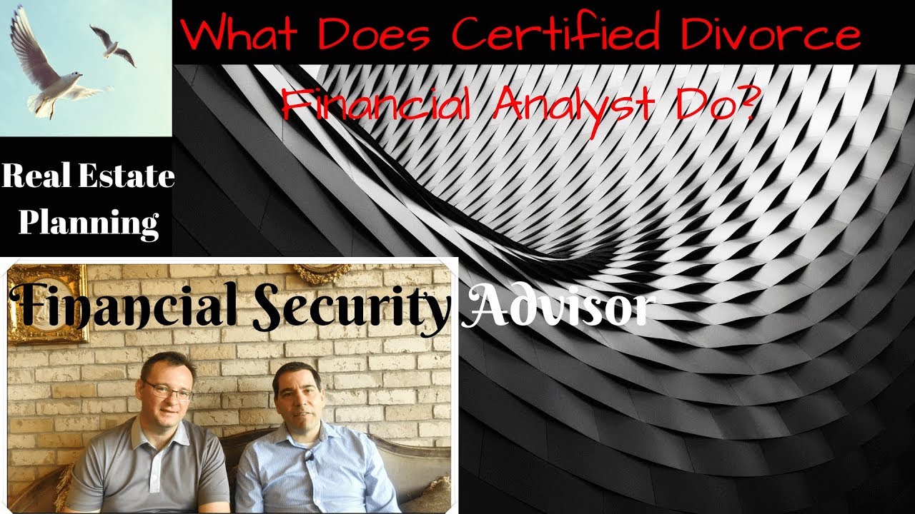 What Does Certified Divorce Financial Analyst Do? | Divorce Mediation | Financial Planning | Estate - YouTube