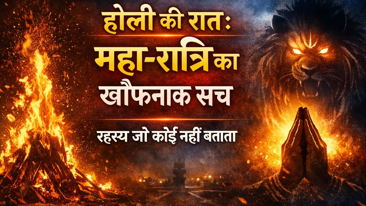 क्या सच में होली की रात ‘महा-रात्रि’ होती है? असली रहस्य जानिए