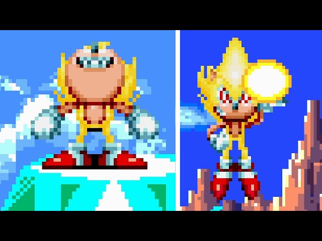 Fleetway Super Sonic VS Sudoku Sonic.exe ~ Sonic 3 A.I.R. mods ~ Gameplay 