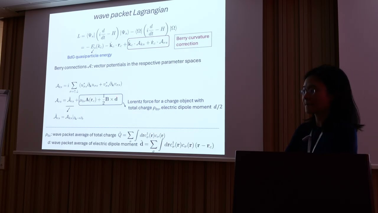 Quasiparticle Berry curvature induced spectroscopic properties in a topological superconductor