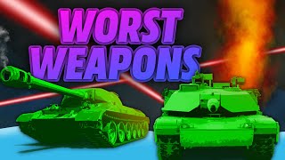 WORST WEAPONS CHALLENGE!!!