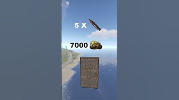 Best Method to Raid Armored Doors in Rust #rust #shorts #fyp #rustraid #tips  #rustpvp #boom #raid