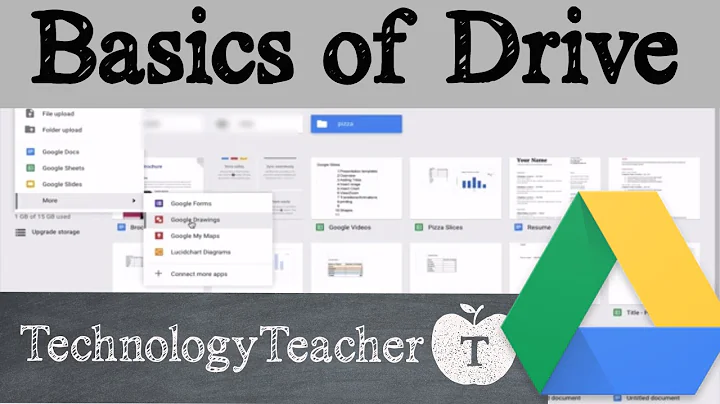 A basic tutorial of Google Drive for Students and Teachers