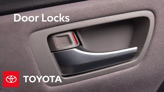 Toyota HowTo: Door Locks | Toyota