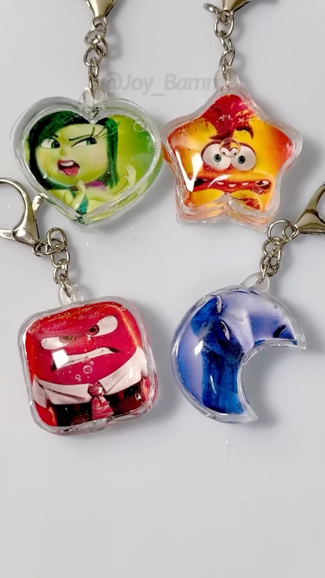 ⏪⏪⏪Reverse Play?Inside Out Keychain Squishy DIY with Nano Tape!